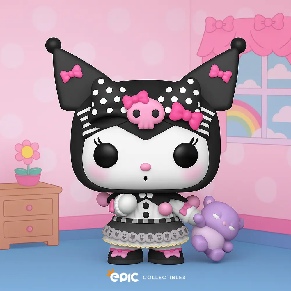 Funko POP Sanrio - Kuromi Holding Bako (20th Anniversary) Vinyl