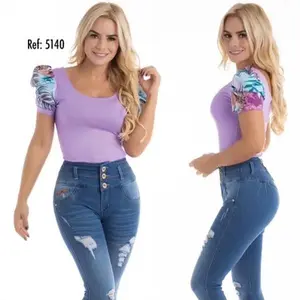 Blusa Colombiana Unitalla Size 8-10 Lavender