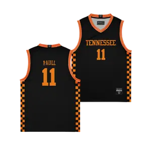 Tennessee Men's Basketball Black Jersey - Gavin Paull