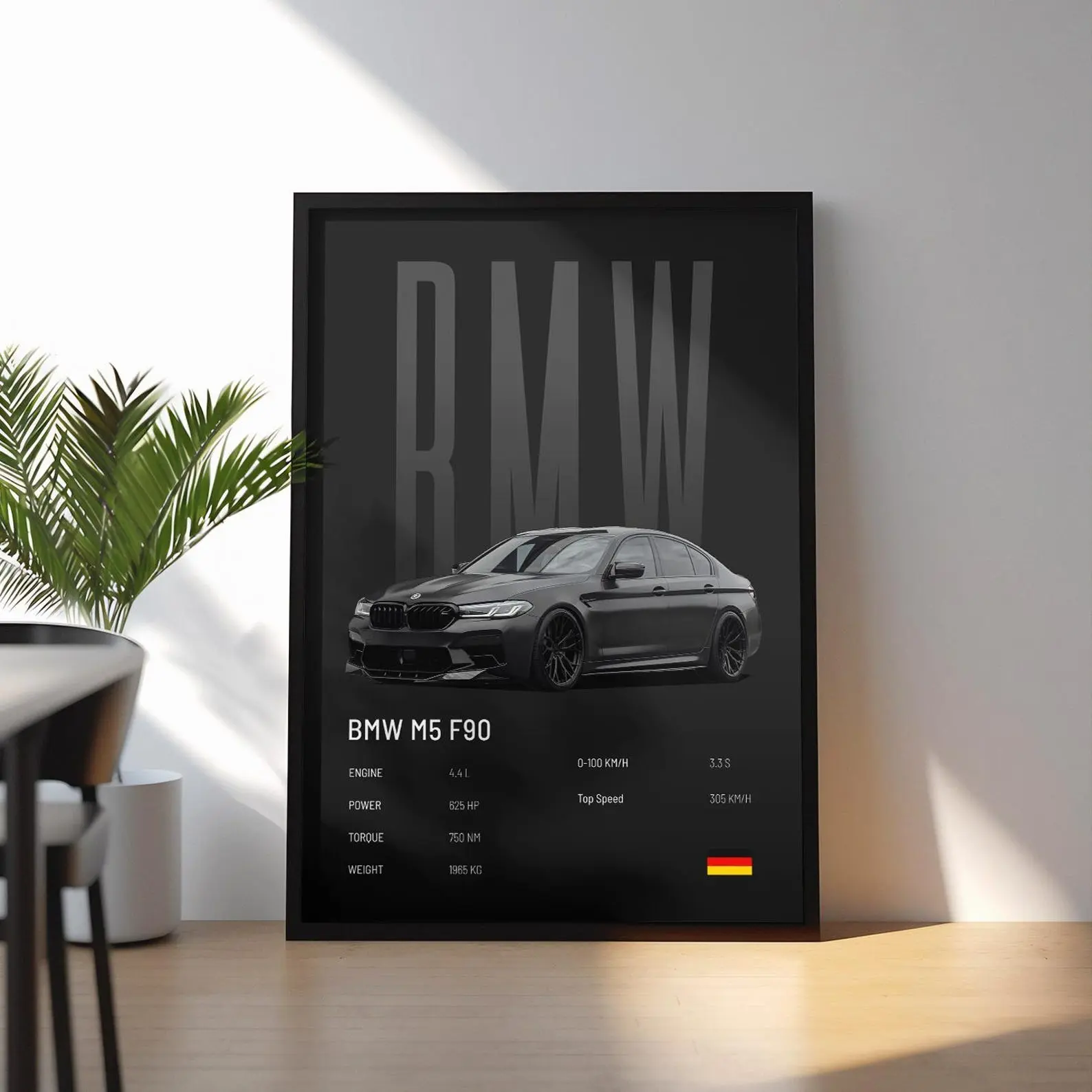 BMW M5 F90 Poster | Car Print | Hyper Car Poster