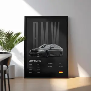 BMW M5 F90 Poster | Car Print | Hyper Car Poster