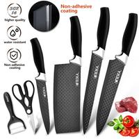6Pcs Knife Set-Black