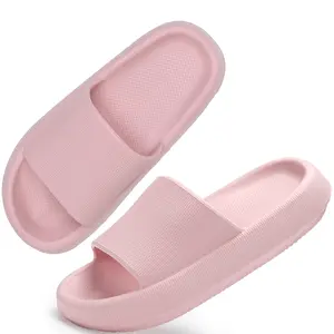 Cloud Slides for Women Men Quickly Dry Non-Slip Pillow Sandals Soft Thick Sole Indoor Outdoor Shower Slippers Footwear Shoe Comfort Active