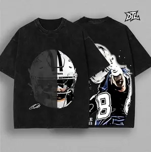 CeeDee Lamb Big Face DeeBo #8 Unisex Acid Washed 100% Cotton T-Shirt, Playmaker Jr. Fan T-Shirt, CeeDee Gang T-Shirt, Sunday Football Shirt, Game Day Shirt