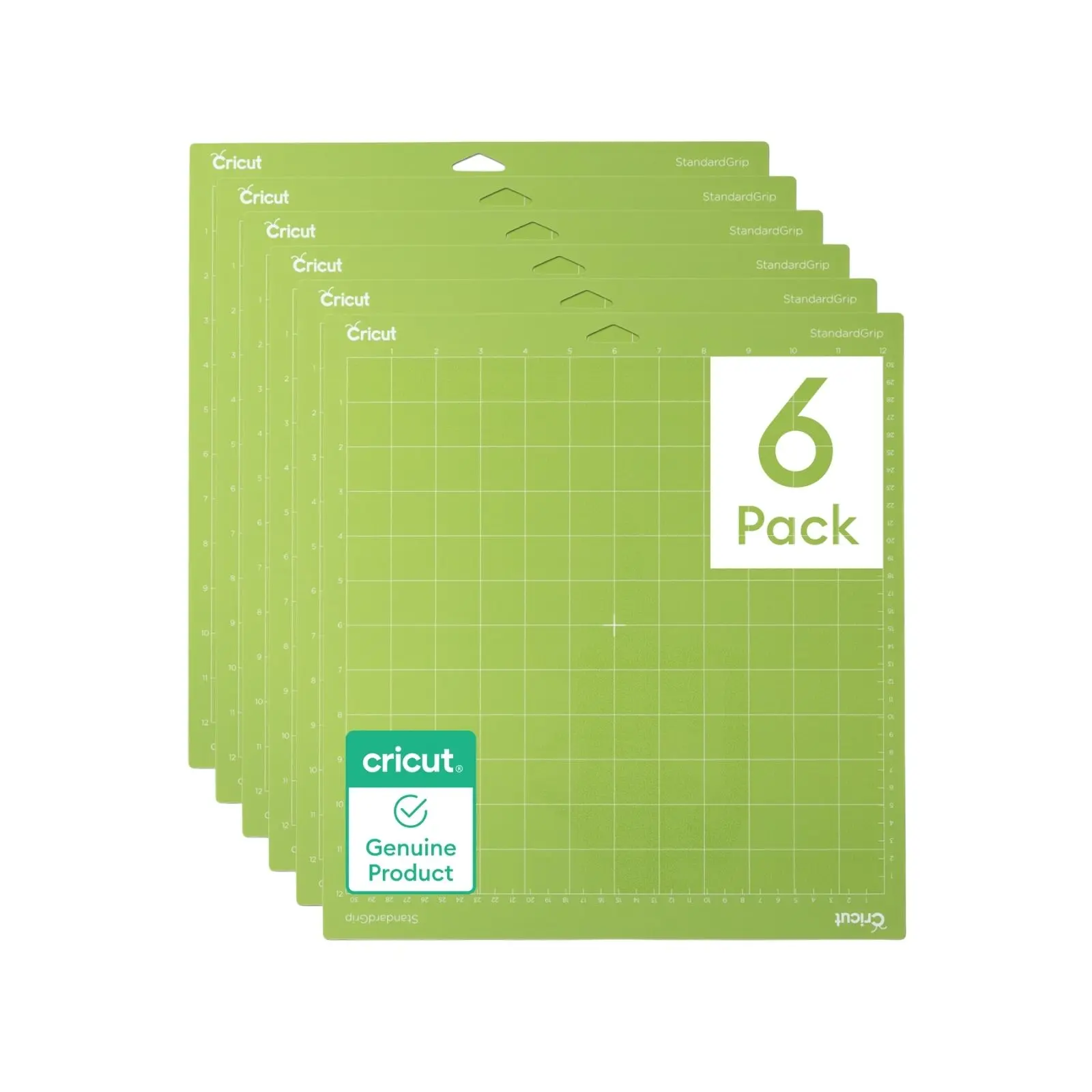 Cricut Standard Grip Machine Mat - 12 in x 12 in (6 ct)