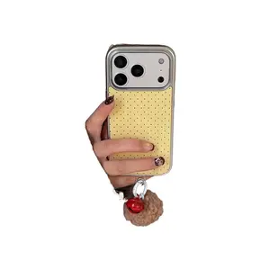 Korean-style creamy, gentle and simple polka dot designs are suitable for the iPhone 17 Pro Max. Phone cases for iPhone 15.