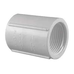 Charlotte Pipe & Foundry PVC021020800 0.75 in. FPT Schedule 40 PVC Threaded Coupling - pack of 25