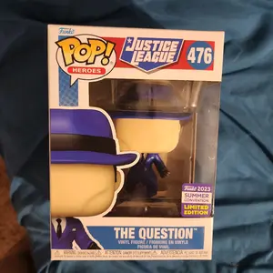 Funko Pop Vinyl Figure #476 Justice League The Question 2023 Summer Limited Edition Collectible Bobblehead with Unique Design