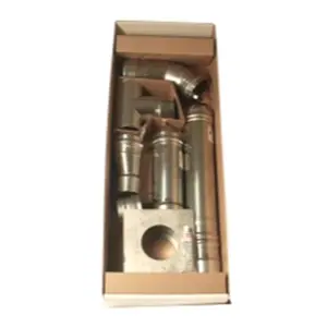 Mr. Heater F102860 4 in. Stainless Steel Horizontal Vent Kit for Big Max MHU50 & MHU80 Unit Heaters