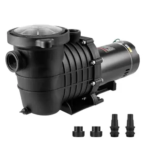 VEVOR Above Ground Pool Pump,  2 HP, 110 GPM Max Flow Single Speed Swimming Pool Pump, 110V/240V 3450 RPM 59 ft Max Head Pool Pump with Filter Basket, for Above Ground Pools Hot Tubs Spas