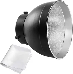 Godox AD-R6 169mm Approx 7" Standard Bowens Mount Reflector for Godox AD600B AD600BM AD600Pro AD600Pro II MS200 MS300 Aputure Amaran 100D 100X 200D 200X