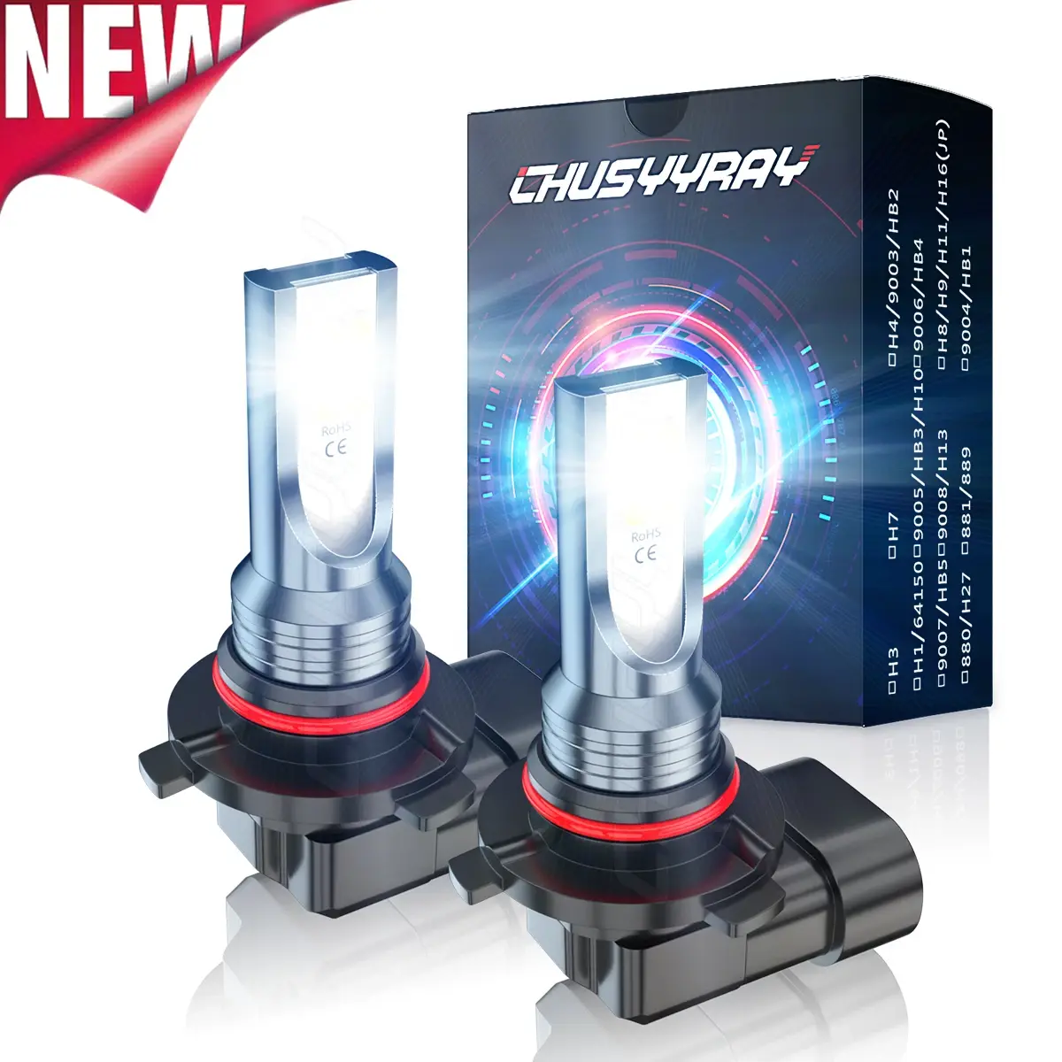 For 2016 - 2018 Dodge RAM 1500 2500 3500 2x 9145 9140 LED WHITE Fog Light Bulbs Car Headlight Led Headlamps Led Brake Clear