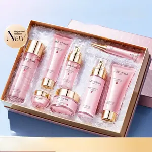 Sakura Age-Defying Skincare Set - Korean Skin Care Set 8-Piece Skin Kit to Reduce Wrinkles, Firm Skin & Restore Radiance with Deep Moisture, Moisturizer, Moisturizing Set