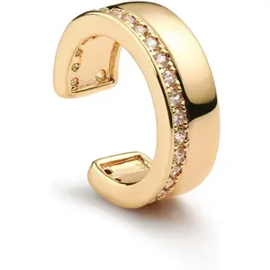 Women Ear Cuff Earring Gold Non Pierced Ear Cartilage Clip on Wrap Hoop 14K Gold Filled Tiny Boho Beach Simple Minimalist Delicate Handmade Hypoallergenic Jewelry Gift-Sold as Single/Pair