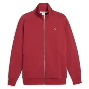 PUMA Mens Made With Quality T7 Jacket Athletic Outerwear Casual - Red