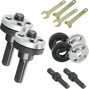 2 Set Drill Angle Grinder Adapter, 10mm Arbor Mandrel Adaptor, Electric Drill Conversion Angle Grinder Connecting Rod Kit.Suitable For Industrial Cutting, Metal Grinding, Etc.