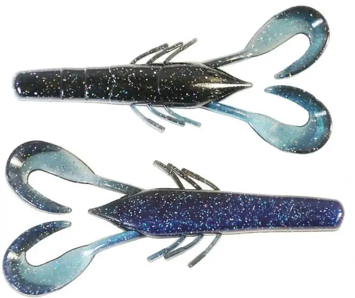 3.5-Inch Soft Plastic Crawfish Baits, Craw Father Style Lures with Cupped Claws & Extra Thump, 7-Pack for Carolina-Rigging or Jig Trailing