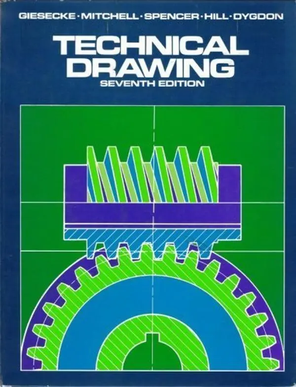 USED Book - Technical drawing by Frederick E. Giesecke (Hardcover) - english
