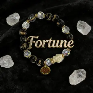 Beaded Bracelet with Lucky Charm Pendant, Handmade Jewelry Gift, Good Luck Accessory, Perfect for Special Occasions