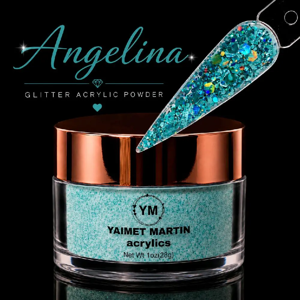 Angelina Glitter Acrylic Powder, 1 oz