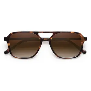 SOJOS Retro Aviator Sunglasses for Women Men,Trendy Rectangle Womens Mens Sha...