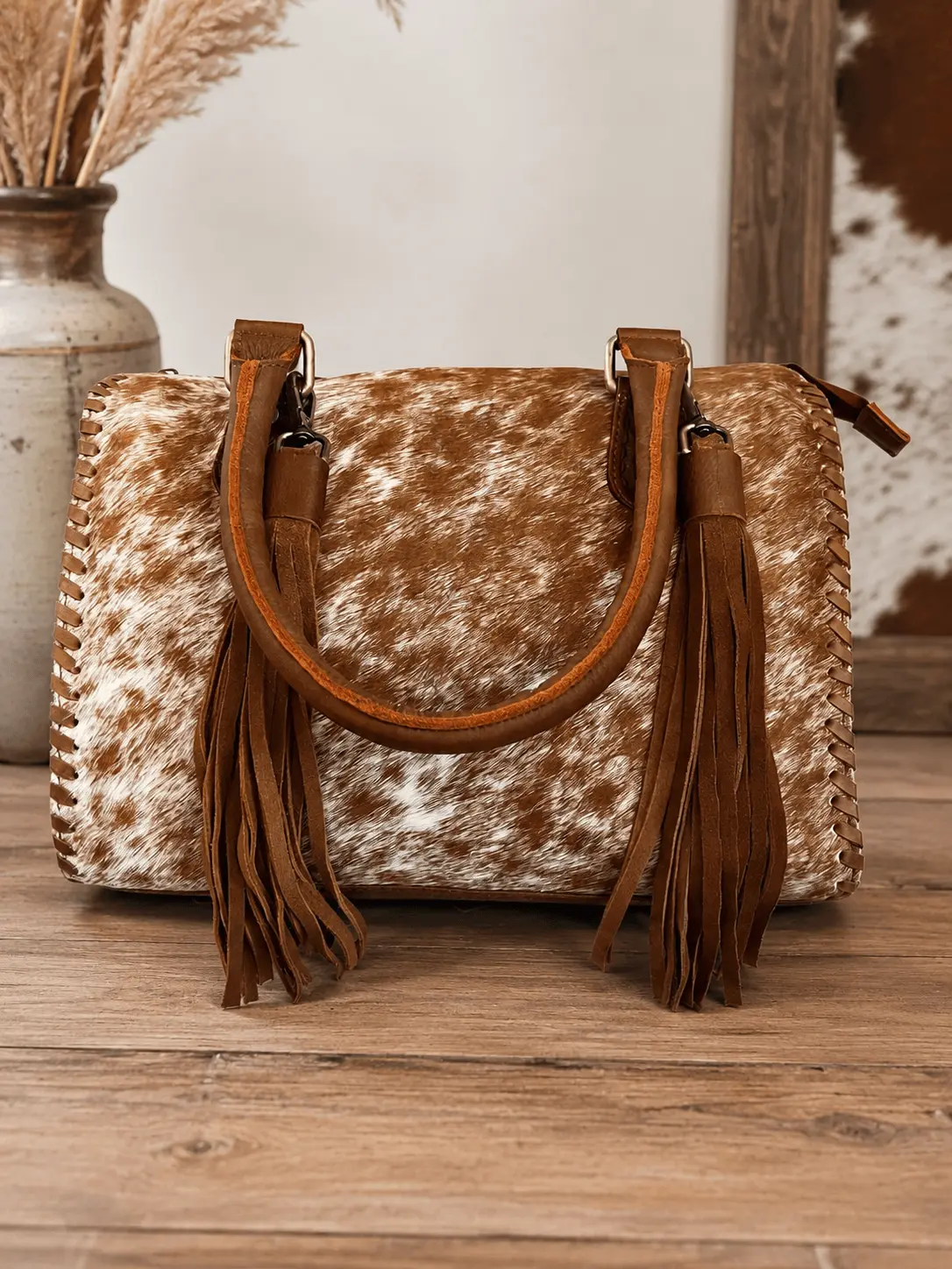 Cowgirl Classic Speedy Bag - American-Style, Carry-All, Culturally-Inspired, Hand-Detailed Women's Handbag, American-Style Women's Handbags, Carry-All Women's Handbags