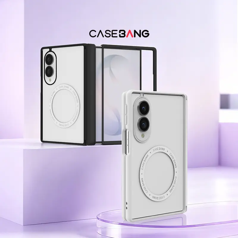 [Base Case]CASEBANG ImagiSnap Base Silicone Protective Case for Samsung Z Fold8 Smartphone, Military-Grade Shockproof Drop Resistance Cover, MagSafe Mobile Phone Accessory,techvibes