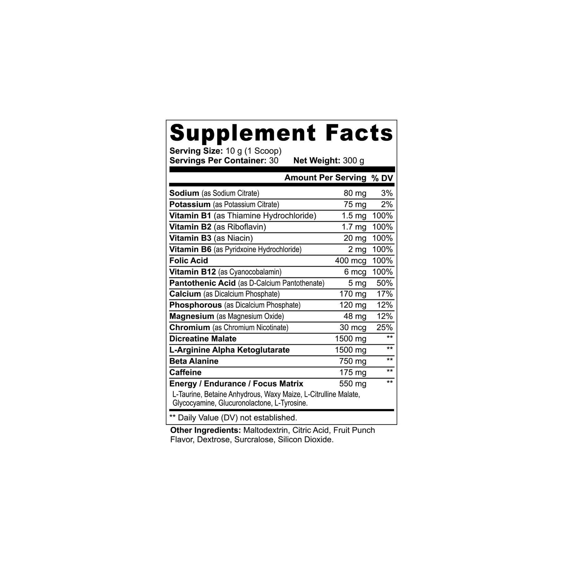 Per4m Per4m Pre Workout Powder 570g | Intense Pump, Sustained - View #7