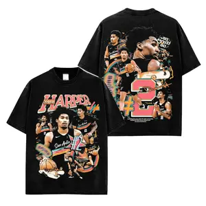 100% Cotton Vintage Dylan Harper Graphic Tee | DH 2 Spurs Basketball Streetwear Shirt | Oversized Unisex Fan Apparel & Holiday Gift for Men Women | Oversized Fan Merch | Perfect Father's Day Gift | Everyday Casual Outfits Crew Neck Printed T-Shirt