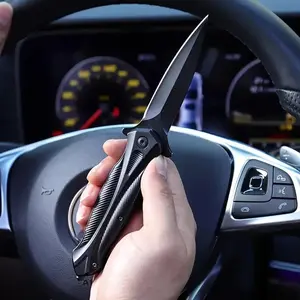 Fast-Action Tactical Companion: Quick, One-Handed Opening Folding Knife with a Secure Liner Lock - Your Reliable EDC Tool for Camping, Survival & Daily Use