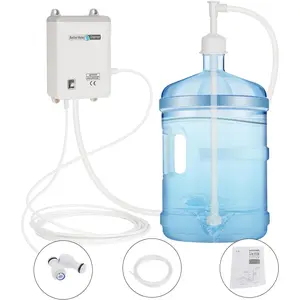 110V Quiet Electric Water Dispenser Pump System for 5 Gallon Bottle Single Inlet Drinking Water Pump for Home Refrigerator Kitchen Ice Coffee Tea Maker