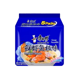 MASTER KONG Instant Noodles Shrimp Fish Cake Flavor 5 Pack 98g