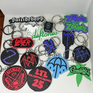 Band Keychains - One for $5 Featuring Suicideboy$, Deftones, Slayer, Avenged Sevenfold, and More Unique Designs