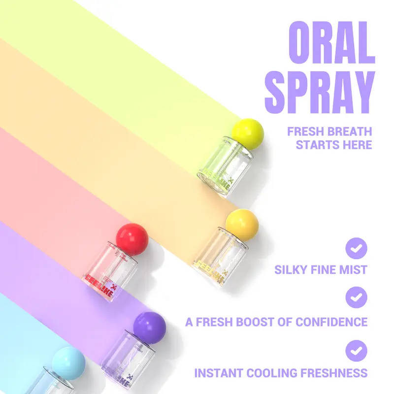 CEELIKE Oral Spray, 20 mL, Freshens Breath, Available in Five Flavors