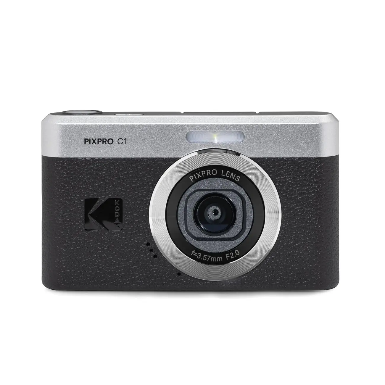 Kodak PIXPRO C1 Digital Camera with 180 Degree Flip Screen - 4X Optical Zoom - 13MP Sensor - Compact Point and Shoot Camera - 1080P Full HD Video for Travel and Vlogging (Black Color)