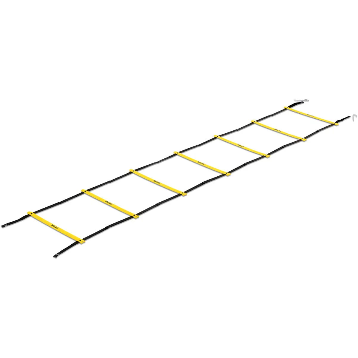SKLZ Quick Ladder Pro - Yellow, Extensible, Hinged Rails, Tangle-Free Fold, Change Of Direction, Improve Acceleration, Lateral Speed