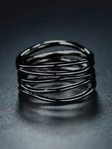 1 PC Simple Ring Stackable Rings For Women For Wedding Engagement Party Jewelry Valentine's Day Gift Stacking Rings Solitaire Stackable Rings