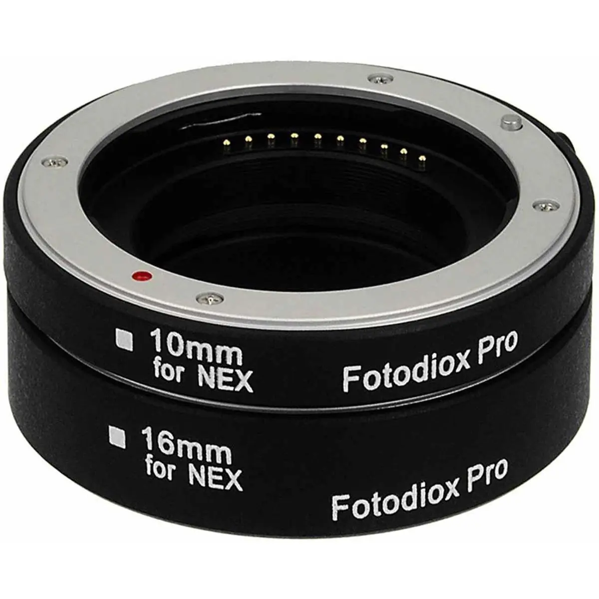 Fotodiox Automatic Macro Extension Tube Kit with Auto Focus and TTL Auto Exposure for Sony E-Mount (NEX) Mirrorless Camera System