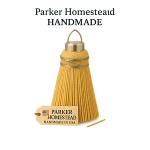 American Made Traditional Amish Broomcorn Cake Tester. 6"inch overall 3.5" tester