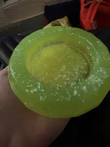 Neon glow in the dark ashtray