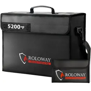 ROLOWAY 5200°F Large Fireproof Bag ( 17 x 12 inch )