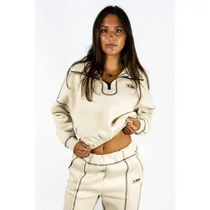 Double Stitched Half Zip Sweatshirt