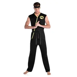 Cobra Kai - Black/Yellow - TV Show - Costume - Men - 2 Sizes