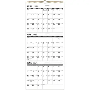 2026-2027 Wall Calendar - 3 Month Calendar 2026-2027 Vertical, Apr 2026 - Jul 2027, 3 Month Wall Calendar, 11 x 26 In Open, 2026 Calendar with Large Print, Holidays, Thick Paper, Priorities & Notes