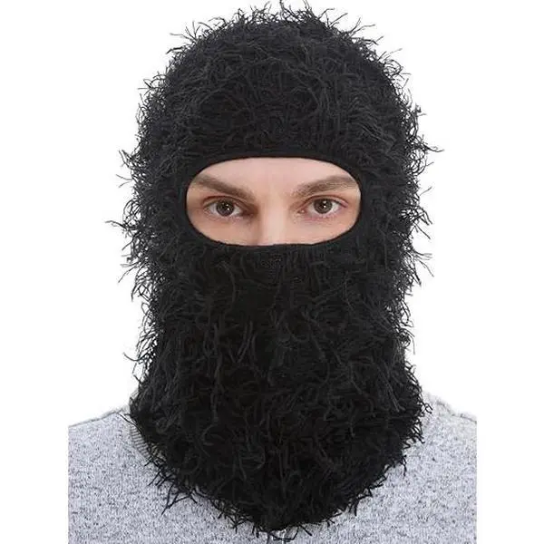 Balaclava Ski Mask for Men Women Shiesty Mask Shaggy Knitted Full