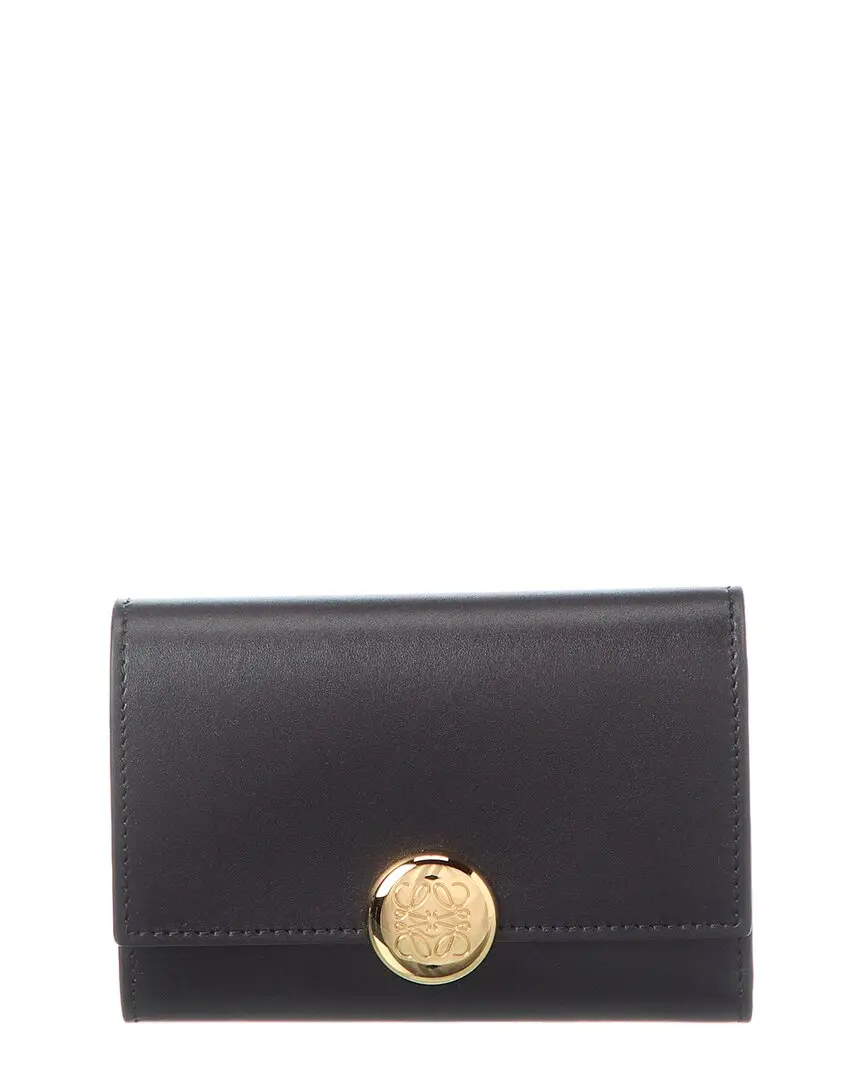 Loewe Pebble Small Vertical Leather Wallet