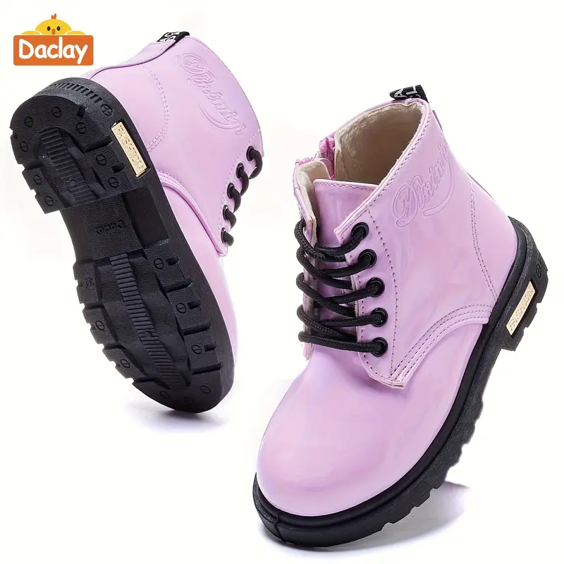 girls' boots children's boots outdoor boots girls' plush short boots boys' plush short boots