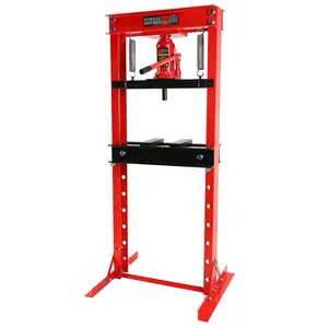 Garvee Hydraulic Press, 20 Ton H-Frame Garage Floor Adjustable Shop Press With Stamping Plates To Bend, Straighten, Or Press Parts, Install Bearings & U-Joints