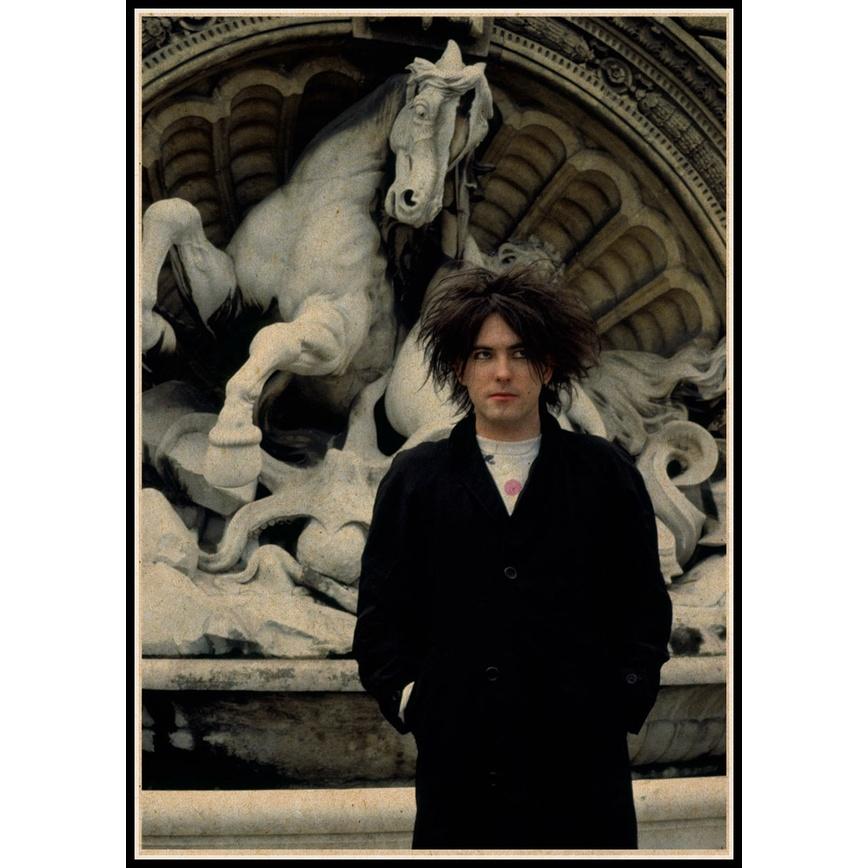 Vintage The Cure Rock Poster Home Decor Kraft Paper Retro Wall Art Pictures Band Music Stickers