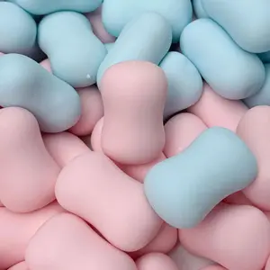 Pink and Blue Soap Handmade Ball Crispy and Stress Relieving Toy Gift
